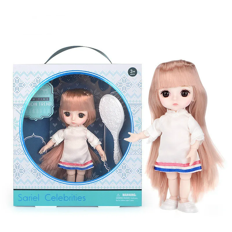 16 cm Jointed Dolls DIY Dress Up Baby Dolls Kids Childhood Presents Cute Mini Girl Makeup Dolls Adorable Gifts Toys for Children
16 cm Jointed Dolls DIY Dress Up Baby Dolls Kids Childhood Presents Cute Mini Girl Makeup Dolls Adorable Gifts Toys for Children