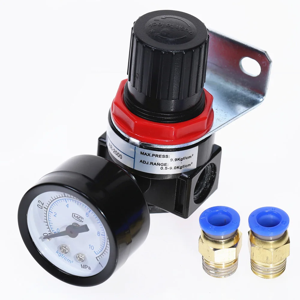 Aluminum Alloy Pneumatic Pressure Regulator Connector Kit Paint Sprayer Tools Air Compressor Parts Accessories
Aluminum Alloy Pneumatic Pressure Regulator Connector Kit Paint Sprayer Tools Air Compressor Parts Accessories