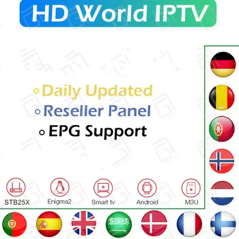 World Pro IPTV Abonnement Spain Europe Nordic Netherlands Israel Scandinavia IPTV Android Smart TV Box no channels included
World Pro IPTV Abonnement Spain Europe Nordic Netherlands Israel Scandinavia IPTV Android Smart TV Box no channels included