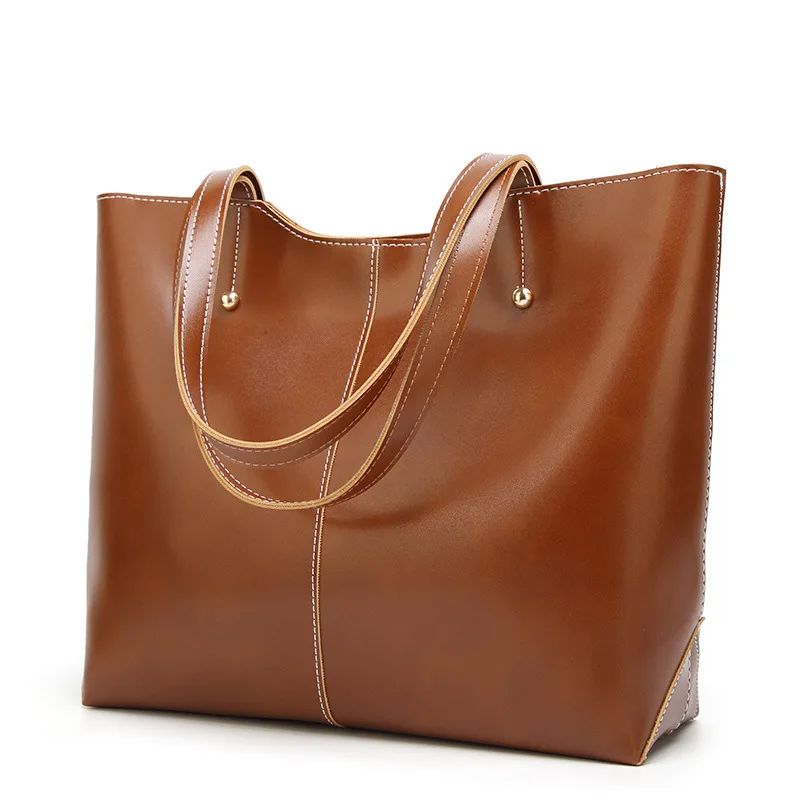 New Style 2019 Manufacturers Wholesale Oil Wax Leather WOMEN'S Bag Europe And America Versitile Fashion Vintage Hand Big Bag a-P
New Style 2019 Manufacturers Wholesale Oil Wax Leather WOMEN'S Bag Europe And America Versitile Fashion Vintage Hand Big Bag a-P