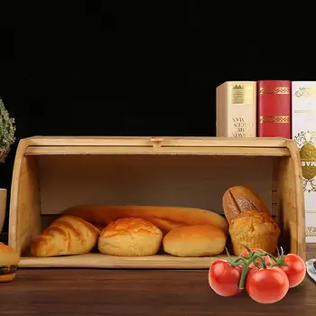 Bread Bamboo Box with Lid Dust-proof Simple Pastry Fruit Storage Box Organizer for Kitchen
Bread Bamboo Box with Lid Dust-proof Simple Pastry Fruit Storage Box Organizer for Kitchen