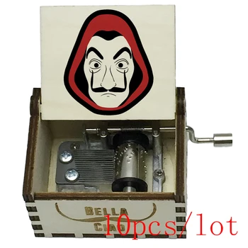 10pcs House of Paper la casa de papel Hand Crank Music Box Christmas Gift Birthday Gift Party Casket Decoration for Girl and Boy 
10pcs House of Paper la casa de papel Hand Crank Music Box Christmas Gift Birthday Gift Party Casket Decoration for Girl and Boy