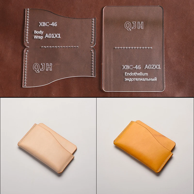 DIY Leather Wallet Sewing Cutting Stencil Acrylic Pattern Purse Mold Design ID Card Transparent Acrylic Sewing Template Tool
DIY Leather Wallet Sewing Cutting Stencil Acrylic Pattern Purse Mold Design ID Card Transparent Acrylic Sewing Template Tool