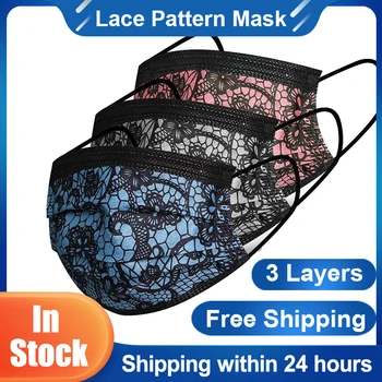 Lace Pattern Disposable surgical Masks Non-woven Face medical Masks 3 layer Ply Filter Anti Dust Breathable Adult Mouth Mask
Lace Pattern Disposable surgical Masks Non-woven Face medical Masks 3 layer Ply Filter Anti Dust Breathable Adult Mouth Mask