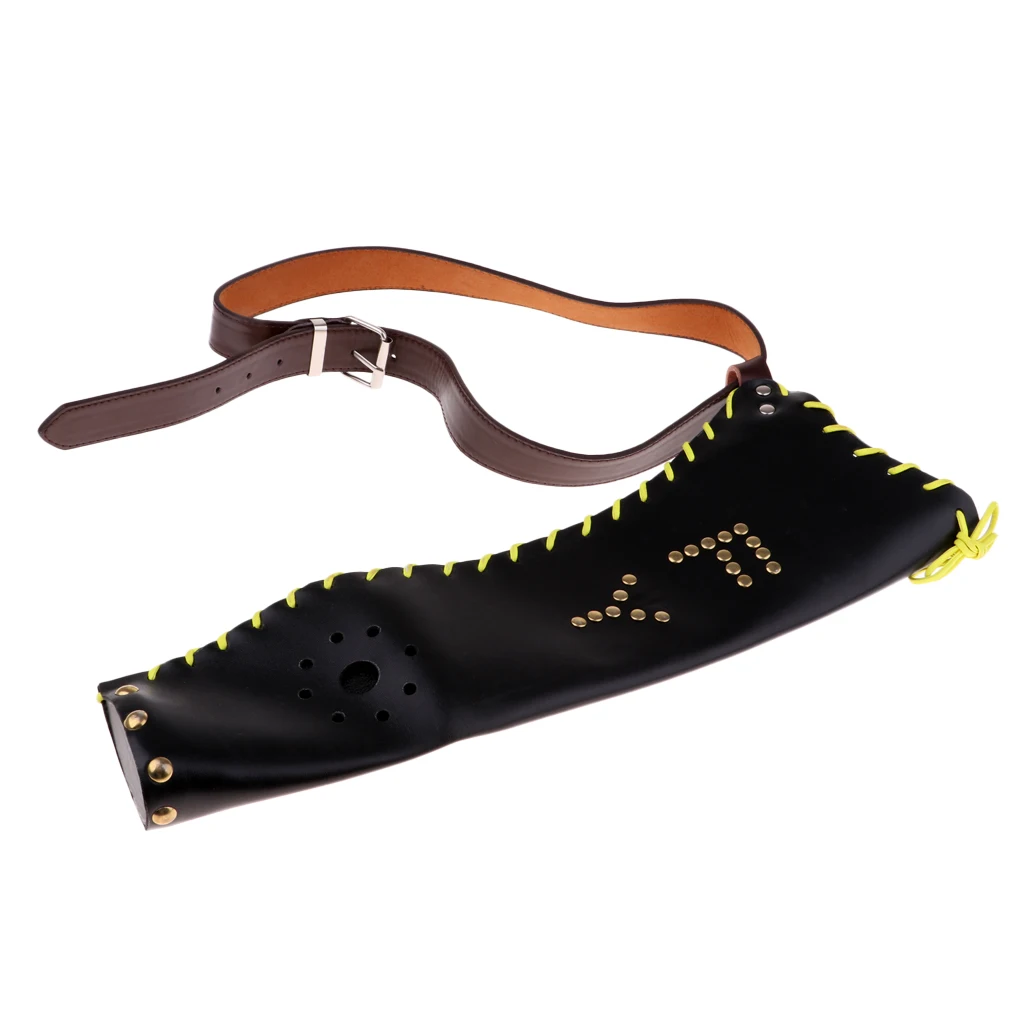 Archery Dual Use PU Back Arrow Quiver - Hip Quiver - Waist Hanging Arrow Holder Pouch Case Bag with Adjustable Strap Belt Clip
Archery Dual Use PU Back Arrow Quiver - Hip Quiver - Waist Hanging Arrow Holder Pouch Case Bag with Adjustable Strap Belt Clip