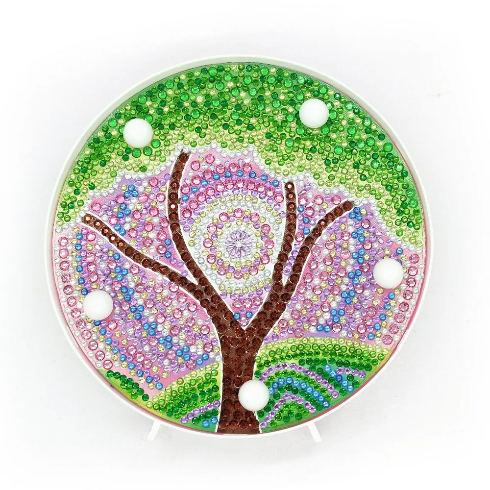 HeeBenor LED Diamond Lamp Green Tree Style DIY Luminous Night Light Home Ornament Mosaic Painting Bedroom Decoration Gifts
HeeBenor LED Diamond Lamp Green Tree Style DIY Luminous Night Light Home Ornament Mosaic Painting Bedroom Decoration Gifts