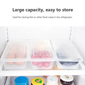 Fresh Food Storage Box Kitchen Container Refrigerator Storage Box Drain Box Removable Tray To Keep Fruit And Vegetable Meat Fish
Fresh Food Storage Box Kitchen Container Refrigerator Storage Box Drain Box Removable Tray To Keep Fruit And Vegetable Meat Fish