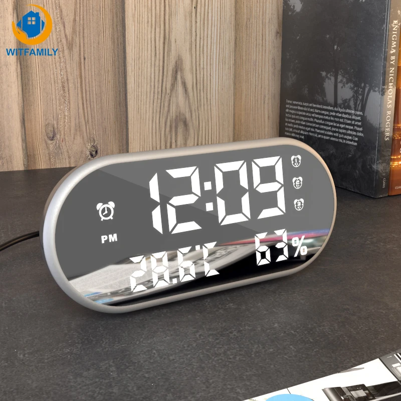 Дисплей температуры HD светодиодный дисплей с подсветкой электронные часы
