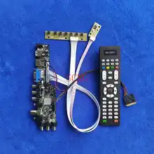 Screen controller board DIY Kit 1024*600 40 Pin LVDS LCD LED DVB AV VGA USB HDMI-compatible Fit HT101WSB/LP101WSA Digital signal
Screen controller board DIY Kit 1024*600 40 Pin LVDS LCD LED DVB AV VGA USB HDMI-compatible Fit HT101WSB/LP101WSA Digital signal