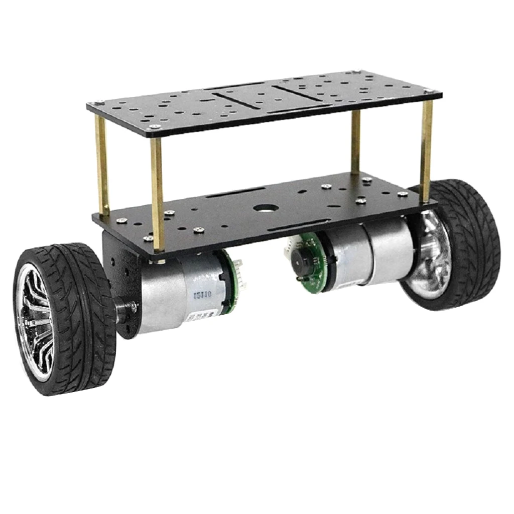 DC 12V Motor Double-deck 2-Wheeled Smart Robot Balancing Vehicle Chassis DC 12V Motor Double-deck 2-Wheeled Smart Robot Balancing Vehicle Chassis