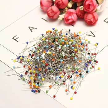 Portable 500pcs/Box Glass Pearlized Head Pins Multicolor Sewing Pin for DIY Sewing Crafts Sewing Accessory
Portable 500pcs/Box Glass Pearlized Head Pins Multicolor Sewing Pin for DIY Sewing Crafts Sewing Accessory