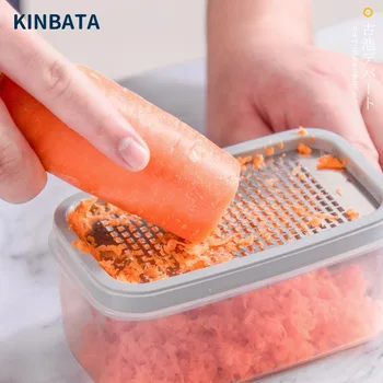 Japan Kinbata. Kitchen Grinding Mud Fresh Box Ginger Carrot Grinding Device Stainless Steel Bring Cover Fruit And Vegetable
Japan Kinbata. Kitchen Grinding Mud Fresh Box Ginger Carrot Grinding Device Stainless Steel Bring Cover Fruit And Vegetable