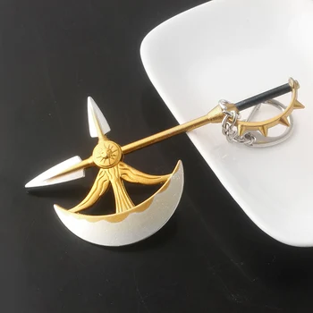 SG Japan Anime The Seven Deadly Sins Escanor Keychains Nanatsu no Taizai Divine Axe Rhitta Keyring Men Love Beer Key Holder Gift 
SG Japan Anime The Seven Deadly Sins Escanor Keychains Nanatsu no Taizai Divine Axe Rhitta Keyring Men Love Beer Key Holder Gift