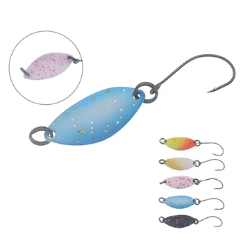 5pcs/lot 1.4g/24mm micro Metal Spoon Fishing Lure Hard Baits multicolor Sequins Single Hook Trout Lures Fishing Tackle
5pcs/lot 1.4g/24mm micro Metal Spoon Fishing Lure Hard Baits multicolor Sequins Single Hook Trout Lures Fishing Tackle