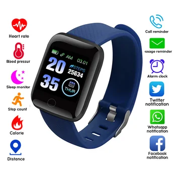 116 Plus Smart Watches Heart Rate Monitor Smart Wristband Fitness Tracker Sports watch Smart Bracelet High Resolution Screen
116 Plus Smart Watches Heart Rate Monitor Smart Wristband Fitness Tracker Sports watch Smart Bracelet High Resolution Screen