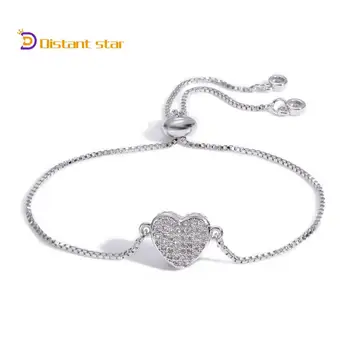 Women Bracelet romantic heart copper rainbow zircon bracelet bangle femme snake chain cz bracelet jewelry Christmas gift
Women Bracelet romantic heart copper rainbow zircon bracelet bangle femme snake chain cz bracelet jewelry Christmas gift