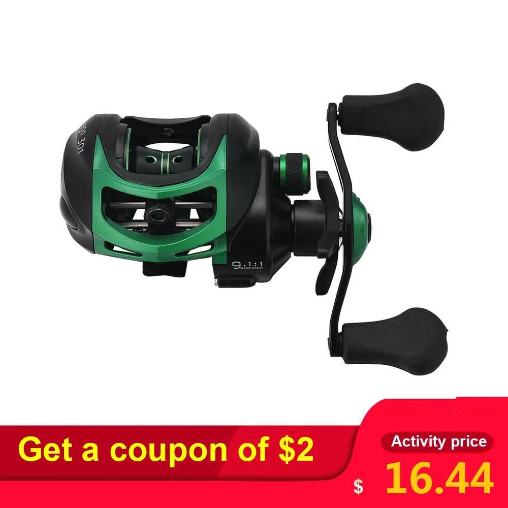 Fishing Reel Bait caster Tackle Lightweight High Speed 9.1:1 Gear Ratio Baitcast Fishing Reel 19+1 Ball Bearings Baitcasting 
Fishing Reel Bait caster Tackle Lightweight High Speed 9.1:1 Gear Ratio Baitcast Fishing Reel 19+1 Ball Bearings Baitcasting