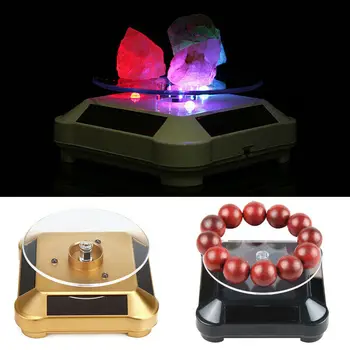 360° Solar Powered Jewelry Rotating Display Stand Colourful LED Light Turntable Send In Random Color Or Note In The Order
360° Solar Powered Jewelry Rotating Display Stand Colourful LED Light Turntable Send In Random Color Or Note In The Order
