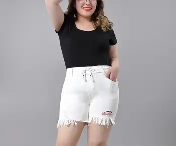 2020 new arrival casual Denim Shorts Women's White Women Short Jeans Wide Leg Elastic Waist Vintage High Waist Shorts Women Summ 
2020 new arrival casual Denim Shorts Women's White Women Short Jeans Wide Leg Elastic Waist Vintage High Waist Shorts Women Summ
