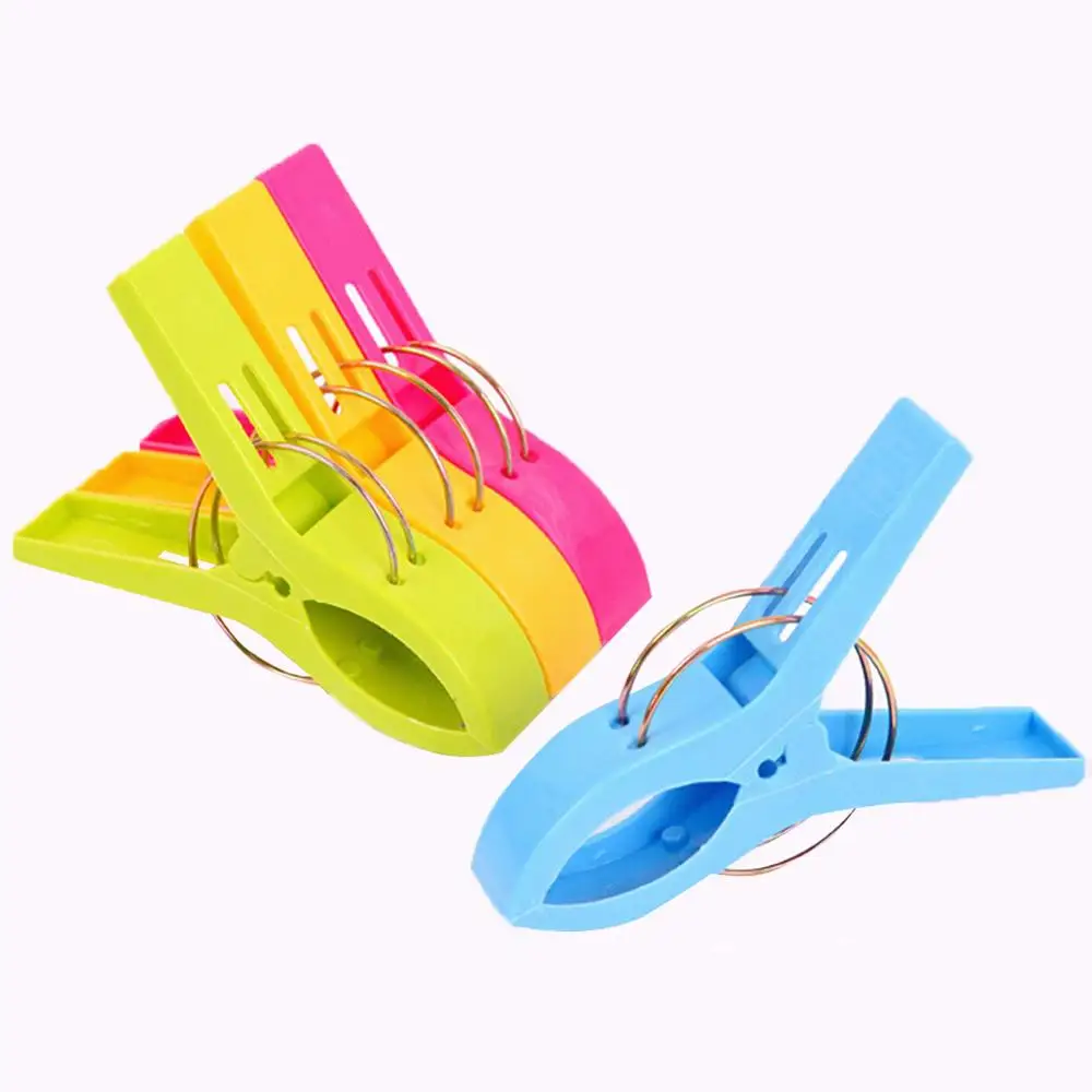 4 PCS/Set Clothes Hanging Peg Quilt Sheet Clip Big Plastic Windproof Sheet Clip Sheet Clip Clothes(Color Random)
4 PCS/Set Clothes Hanging Peg Quilt Sheet Clip Big Plastic Windproof Sheet Clip Sheet Clip Clothes(Color Random)