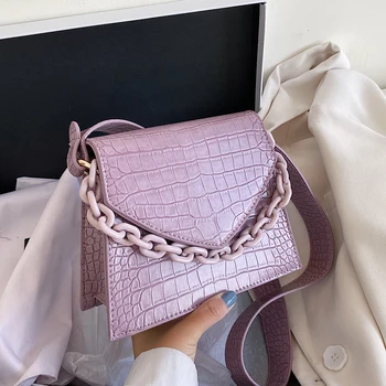 Stone Pattern Small Shoulder Messenger Bag 2020 New High-quality PU Leather Women's Designer Handbag Travel Chain Cross Body Bag
Stone Pattern Small Shoulder Messenger Bag 2020 New High-quality PU Leather Women's Designer Handbag Travel Chain Cross Body Bag