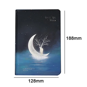 Lake Moon Elk Schedule Notebook Luminous Notepad Diary Book School Office Stationery Unique 
Lake Moon Elk Schedule Notebook Luminous Notepad Diary Book School Office Stationery Unique