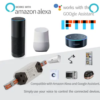 2000W Smart Wifi Switch Module Wireless APP Remote Controlled Light Voice Control Home Smart Life Work With Amazon Alexa
2000W Smart Wifi Switch Module Wireless APP Remote Controlled Light Voice Control Home Smart Life Work With Amazon Alexa