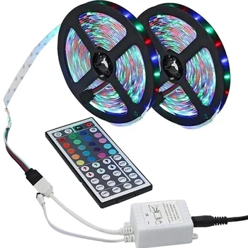 3528 SMD RGB Color Changing LED Strip Light With 44key Remote Controller Indoor String Lights
3528 SMD RGB Color Changing LED Strip Light With 44key Remote Controller Indoor String Lights