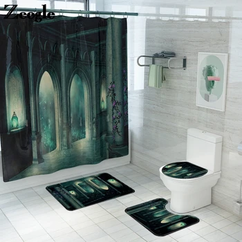 Zeegle Printed Bath Mat Toilet Mat Carpet Bathroom Decoration Shower Curtain Textile Anti Slip Mat for Bathroom Flannel Foot Mat
Zeegle Printed Bath Mat Toilet Mat Carpet Bathroom Decoration Shower Curtain Textile Anti Slip Mat for Bathroom Flannel Foot Mat