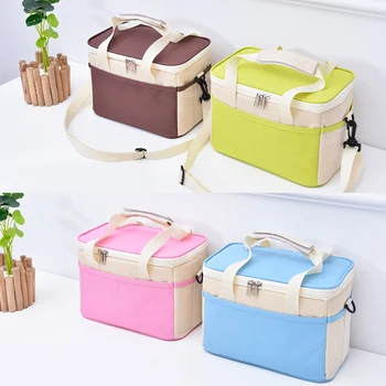 BBQ Large Capacity Outdoor Picnic Camping Warm Lunch Bag With Shoulder Strap Insulated Cooler Food Container Beach Office School 
BBQ Large Capacity Outdoor Picnic Camping Warm Lunch Bag With Shoulder Strap Insulated Cooler Food Container Beach Office School