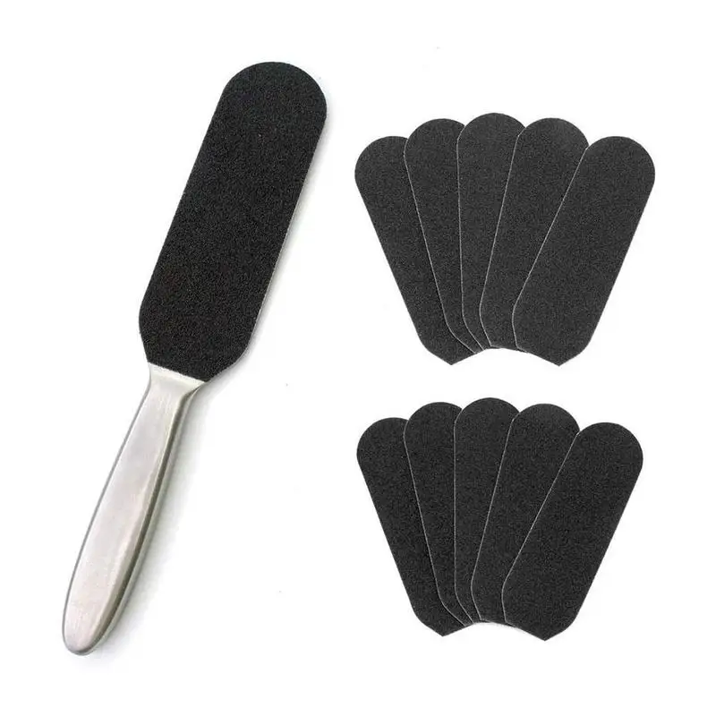 Foot Callus Remover With 10 Double Sided Replacement Grits Pad For Family Portable Feet File Exfoliating Pedicure Tool
Foot Callus Remover With 10 Double Sided Replacement Grits Pad For Family Portable Feet File Exfoliating Pedicure Tool