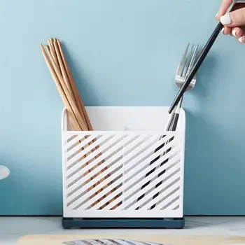2pcs Multifunctional Chpsticks Container Holder Plastic Spoon Chopsticks Cutter Storage Rack Drain Container for Kitchen White
2pcs Multifunctional Chpsticks Container Holder Plastic Spoon Chopsticks Cutter Storage Rack Drain Container for Kitchen White