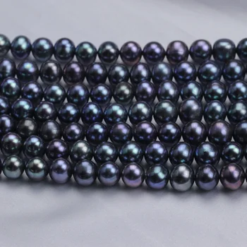 Genuine Natural 9mm AA dyed black peacock pearl strands loose beads women lady jewelry DIY
Genuine Natural 9mm AA dyed black peacock pearl strands loose beads women lady jewelry DIY