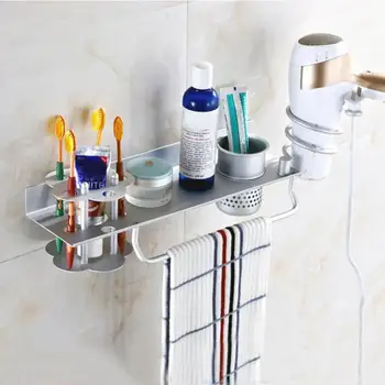 4 in 1 Hair Dryer Storage Rack Set Aluminum Alloy Bathroom Drier Hanger Support Dropshipping
4 in 1 Hair Dryer Storage Rack Set Aluminum Alloy Bathroom Drier Hanger Support Dropshipping