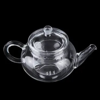 

Heat Resistan Glass Teapot With Infuser Coffee Tea Leaf Herbal Pot 250ml Popular New
