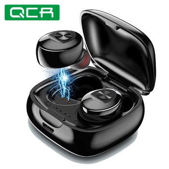 QCR 5D Stereo TWS Bluetooth 5.0 Earphone Stereo Wireless Earbus HIFI Sound Sport Earphones Handsfree Gaming Headset Headfree
QCR 5D Stereo TWS Bluetooth 5.0 Earphone Stereo Wireless Earbus HIFI Sound Sport Earphones Handsfree Gaming Headset Headfree