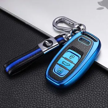 for Audi A4L A6L Q5 A5 A7 Key Fob Cover Full Protection Leather TPU Key Shell Holder Jacket Skin Keychain Keyring
for Audi A4L A6L Q5 A5 A7 Key Fob Cover Full Protection Leather TPU Key Shell Holder Jacket Skin Keychain Keyring