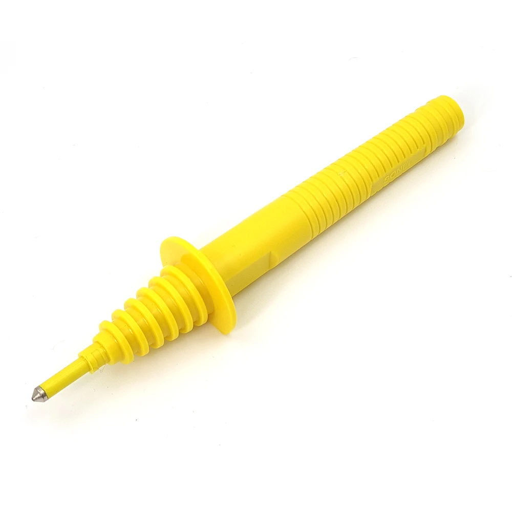 Зонд острый с разъемом банан желтый Sonel (щуп для мультиметра 4 мм до 1000 Вольт