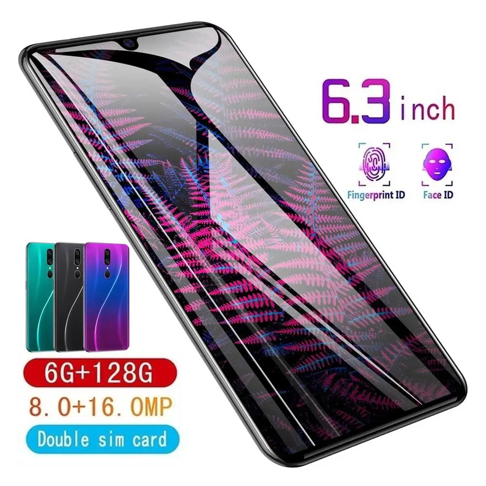 F11 6.3inch Face ID Smartphones Android 6+128G Dual Sim Card Camera Phone Big Battery Unlocked Mobile phone
F11 6.3inch Face ID Smartphones Android 6+128G Dual Sim Card Camera Phone Big Battery Unlocked Mobile phone