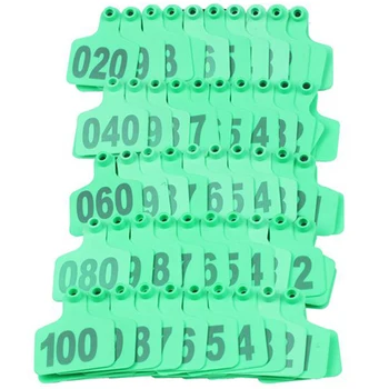 100 Sets of Animal Ear Tags, with Word Ear Tags, Copperhead Earrings, Farm Animal Identification Card
100 Sets of Animal Ear Tags, with Word Ear Tags, Copperhead Earrings, Farm Animal Identification Card