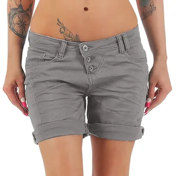 Women Shorts Plue Size 5xl Causal Solid Button High Waist Summer Loose Wide jeans Straight Short 2019 Fashion 
Women Shorts Plue Size 5xl Causal Solid Button High Waist Summer Loose Wide jeans Straight Short 2019 Fashion