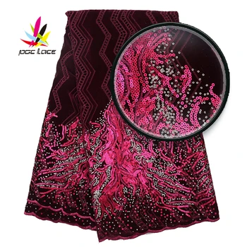 2019 High Quality Nigerian Sequines Lace Fabric New Design African Embroidered French Mesh Lace Fabric For Women Dress AMY2970B
2019 High Quality Nigerian Sequines Lace Fabric New Design African Embroidered French Mesh Lace Fabric For Women Dress AMY2970B