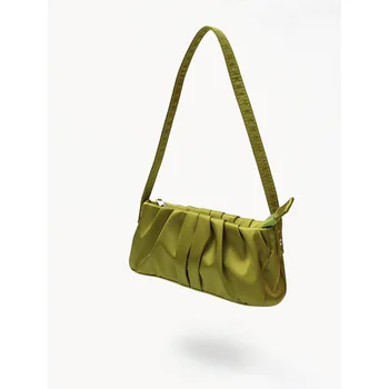 Women Shoulder Bag 2020 Fashion Multi-color Stylish Simple Casual Velvet Baguette Pleated Portable Female Mini Small Handbag
Women Shoulder Bag 2020 Fashion Multi-color Stylish Simple Casual Velvet Baguette Pleated Portable Female Mini Small Handbag
