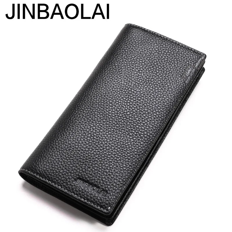 JINBAOLAI Long Men's Wallet Full-Grain Leather Casual Business Leather Wallet Multi-Card Korean Men's Wholesale
JINBAOLAI Long Men's Wallet Full-Grain Leather Casual Business Leather Wallet Multi-Card Korean Men's Wholesale