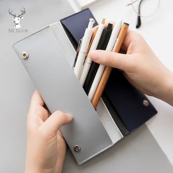 PU Leather Double-layer Pencil Case Large Capacity Portable Pen Case Pencil Bag Business Office School Supplies Stationery
PU Leather Double-layer Pencil Case Large Capacity Portable Pen Case Pencil Bag Business Office School Supplies Stationery