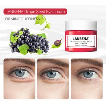 LANBENA Grape Seed Eye Cream Fading Fine Lines Dark Circle Removing Eye Puffiness Nourishing Moisturizing Firming Anti-Aging F0
LANBENA Grape Seed Eye Cream Fading Fine Lines Dark Circle Removing Eye Puffiness Nourishing Moisturizing Firming Anti-Aging F0