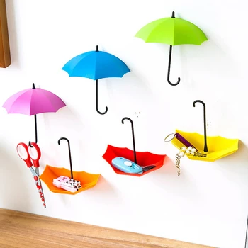 3PCS/Set Colorful Umbrella Shape Wall Hooks Umbrella Shape Wall Decor Racks Wall Organizer Containers for Kitchen Bathroom L1
3PCS/Set Colorful Umbrella Shape Wall Hooks Umbrella Shape Wall Decor Racks Wall Organizer Containers for Kitchen Bathroom L1
