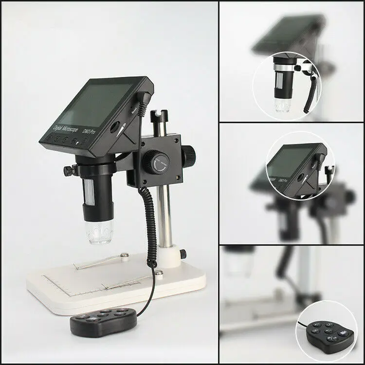 Magnification 1000X Digital Repairing Soldering Microscope Wired Remote Control Electronic Magnifying Screen 4.3" 1080P
Magnification 1000X Digital Repairing Soldering Microscope Wired Remote Control Electronic Magnifying Screen 4.3" 1080P