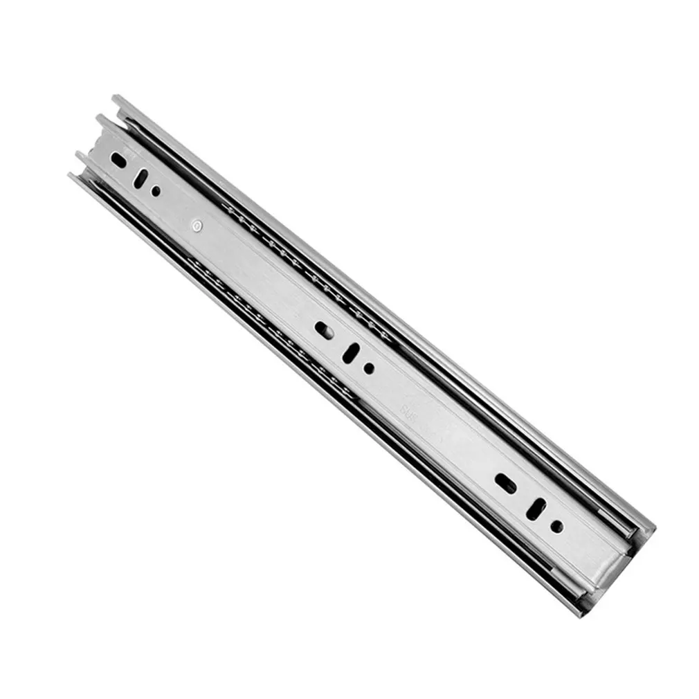 Stainless Steel Slide Rails Thickened Three-section Drawer Buffer Mute Steel Ball 4510 Slide Rail Damping Slide
Stainless Steel Slide Rails Thickened Three-section Drawer Buffer Mute Steel Ball 4510 Slide Rail Damping Slide