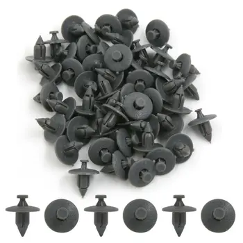 50Pcs Gray Plastic Fender Bumper Push-Type Retainer Rivet 8mm For Car Plastic Material
50Pcs Gray Plastic Fender Bumper Push-Type Retainer Rivet 8mm For Car Plastic Material